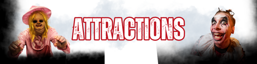 Atrractions at statfold scream park 2026